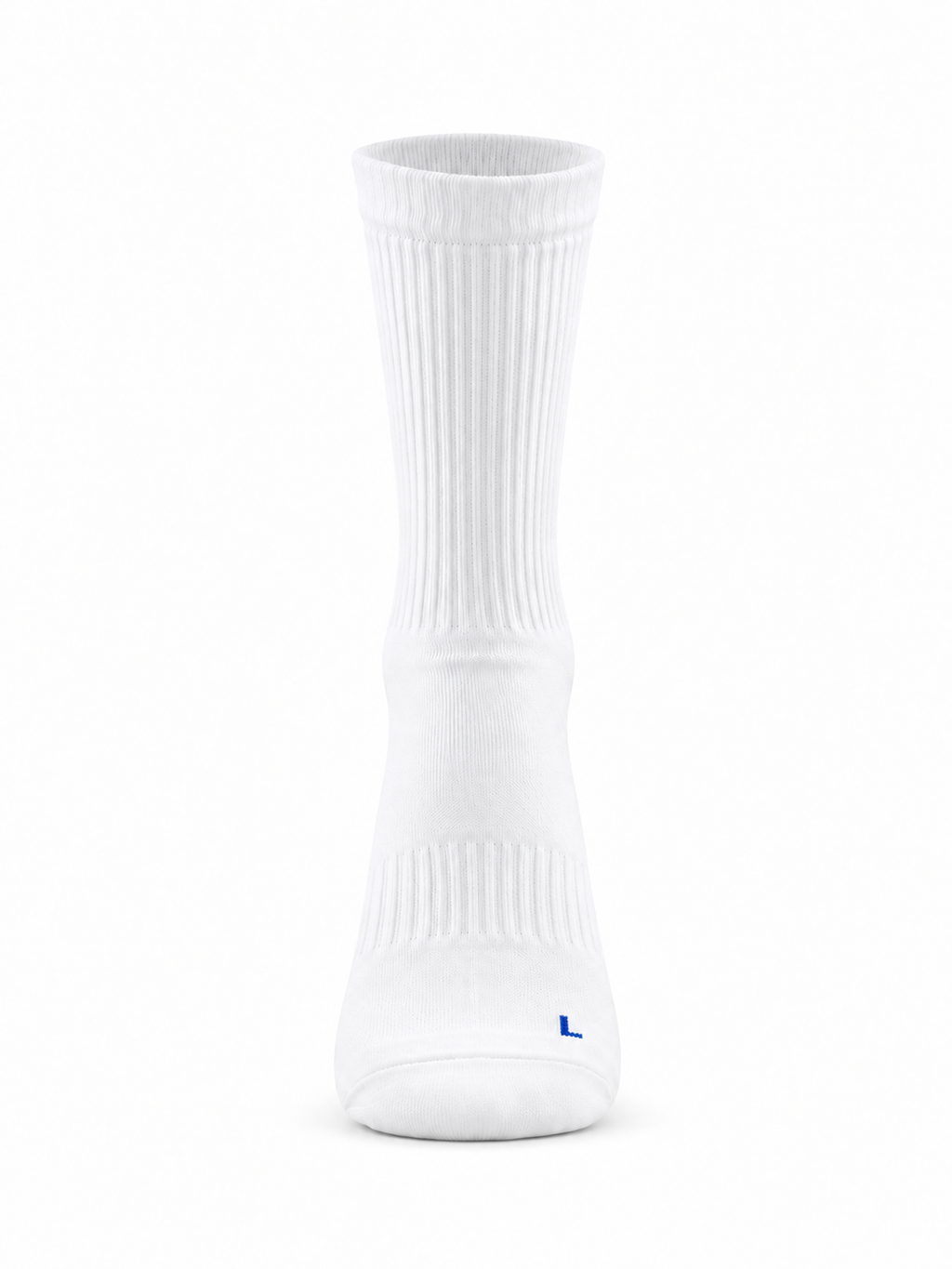 Court Performance Sock (White Blue)