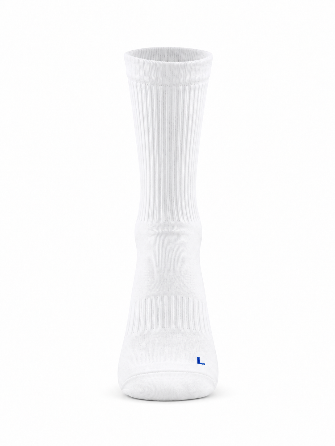Court Performance Sock (White Blue)